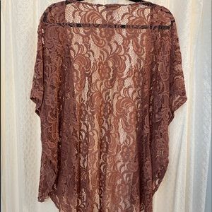 SOLD Rose lace cardigan
